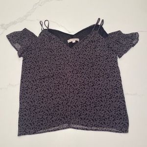 LOFT Black Tank Top